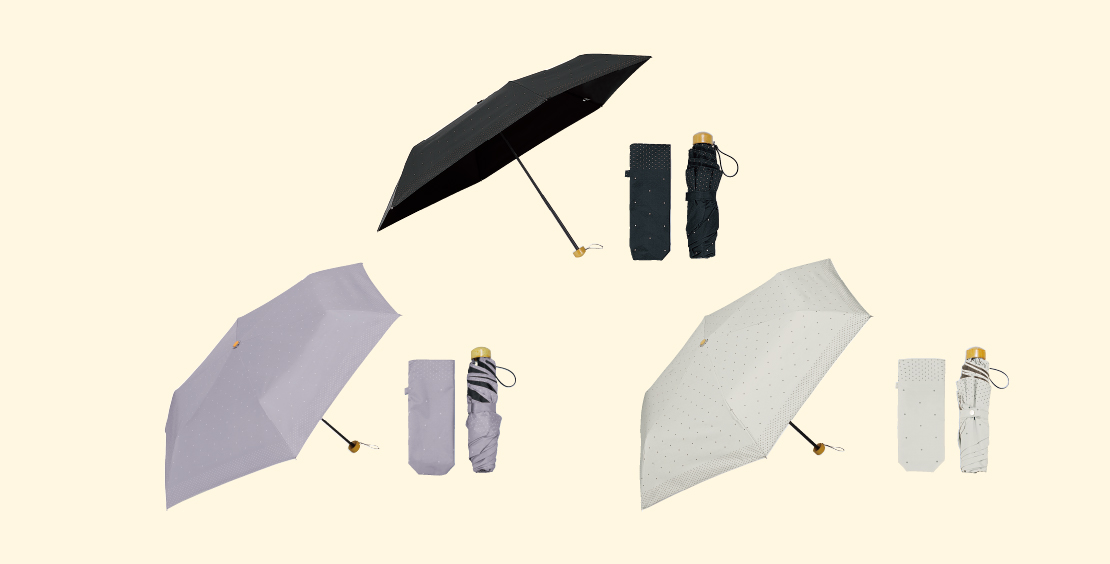 プチドット 晴雨兼用折りたたみ傘