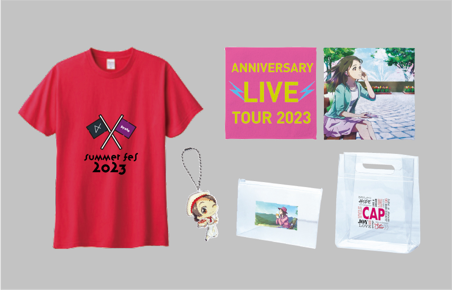 Tシャツ・タオルなどのライブグッズ