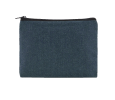 Recycled denim pouch