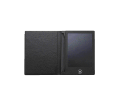 Hard cover electronic memo pad