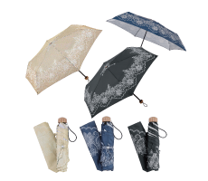 クラシックレース・晴雨兼用折りたたみ傘