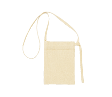 5oz thick cotton sacoche with pocket