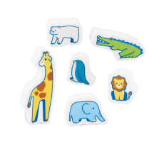 Animal Melamine Sponge Puzzle Set of 6