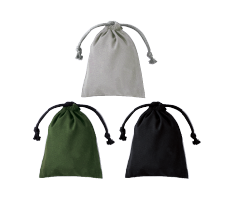 Sphere Recycled Cotton Drawstring Bag (S)