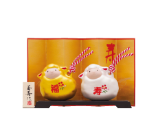 開運干支未（金銀土鈴）