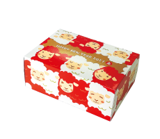 干支BOXティッシュ（未）100W