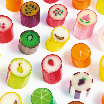 papabubble Fruit Mix Candy Jar 50g